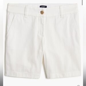 J Crew Factory 7” Classic Chino Shorts Size 12 like new BO201